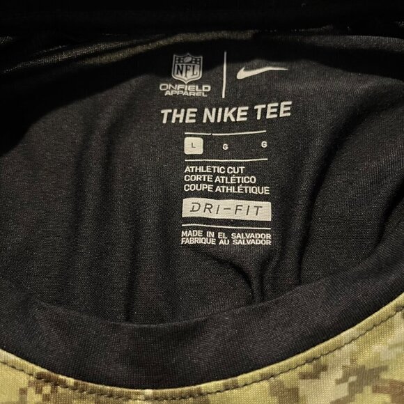 Nike Men's Atlanta Falcons Salute to Service 3/4 Sleeve Tee, Size Large - Picture 5 of 10